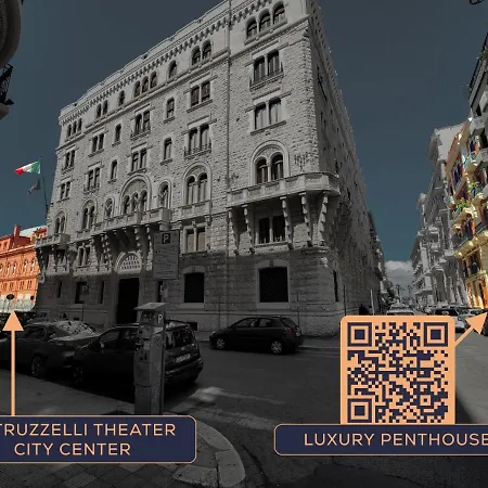 2 Bedrooms Penthouse In The Center Lägenhet Bari